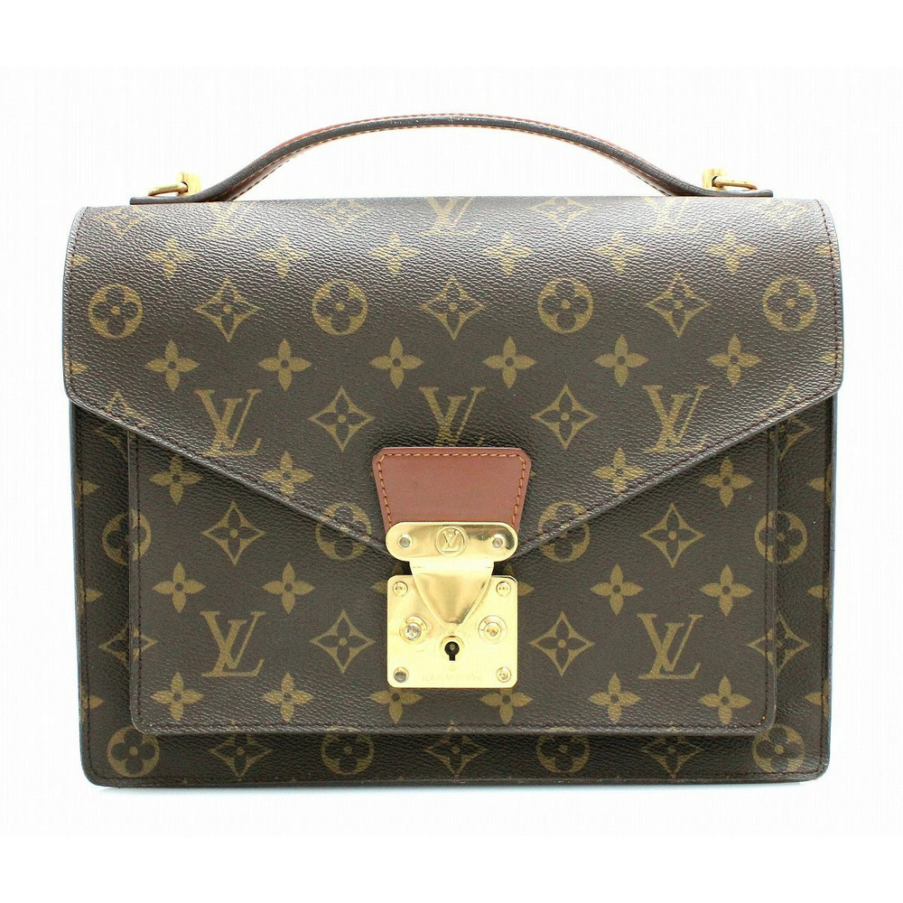 LOUIS VUITTON Monogram Monceau Shoulder Bag Handbag Business